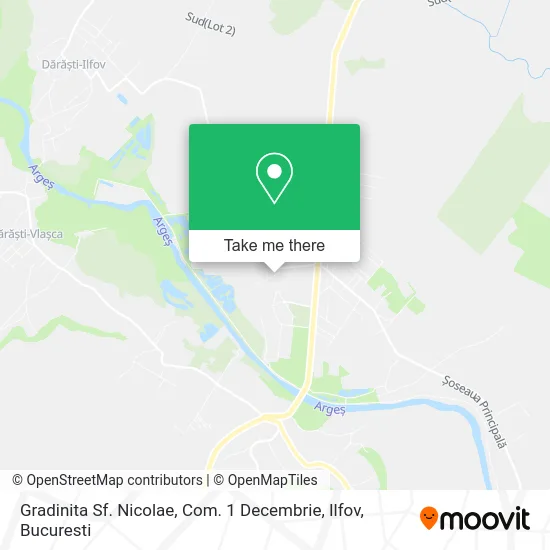 Gradinita Sf. Nicolae, Com. 1 Decembrie, Ilfov map