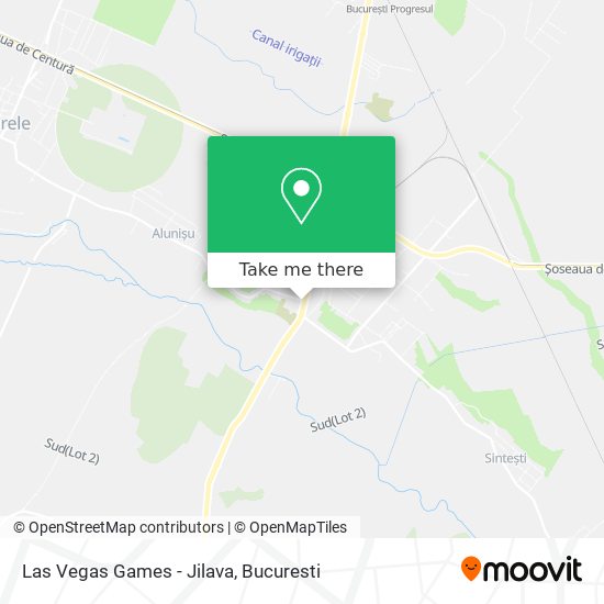 Las Vegas Games - Jilava map