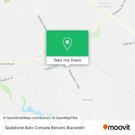 Spalatorie Auto Comuna Berceni map