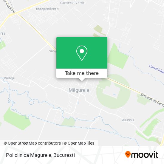 Policlinica Magurele map