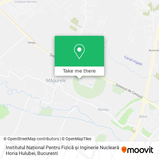 Institutul Național Pentru Fizică și Inginerie Nucleară Horia Hulubei map