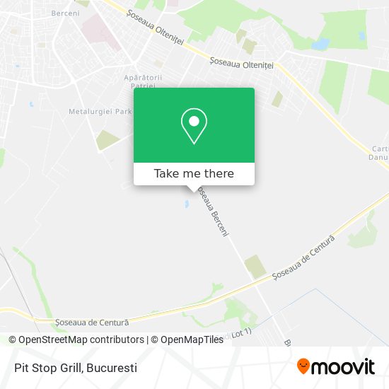 Pit Stop Grill map