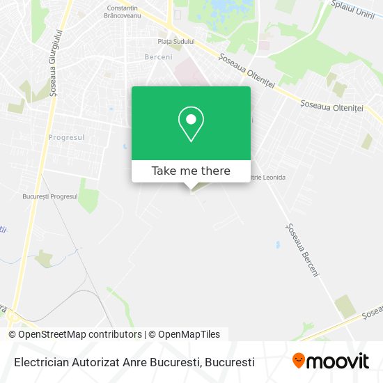 Electrician Autorizat Anre Bucuresti map