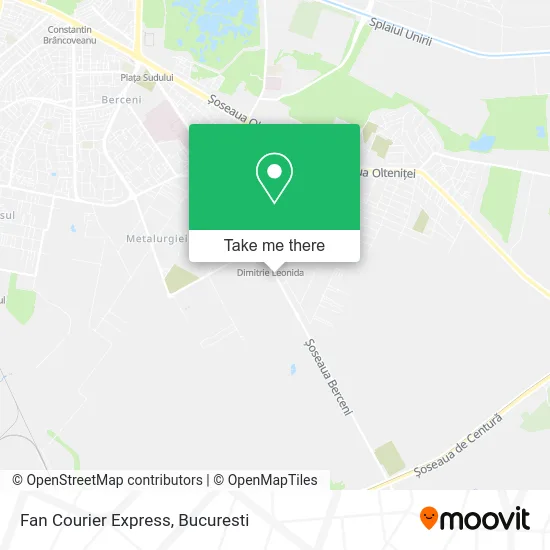 Fan Courier Express map