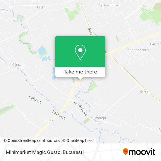 Minimarket Magic Gusto map