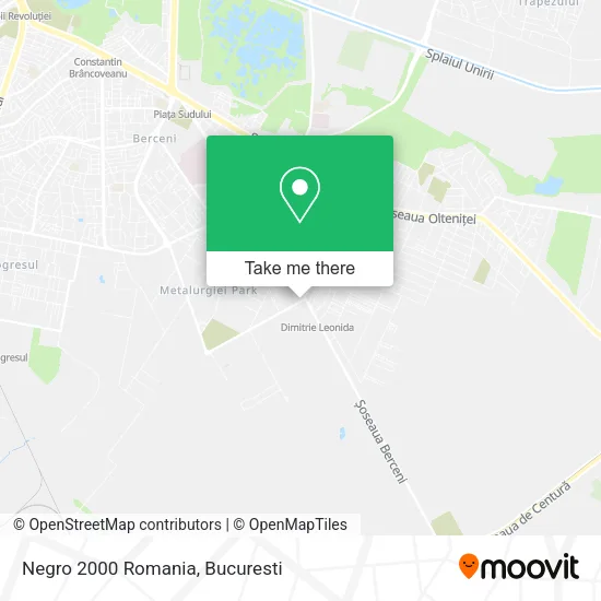 Negro 2000 Romania map