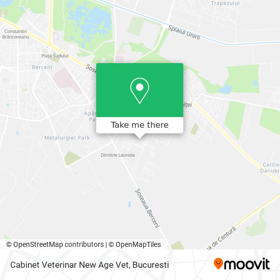 Cabinet Veterinar New Age Vet map