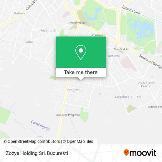 Zozye Holding Srl map