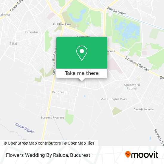 Flowers Wedding By Raluca map