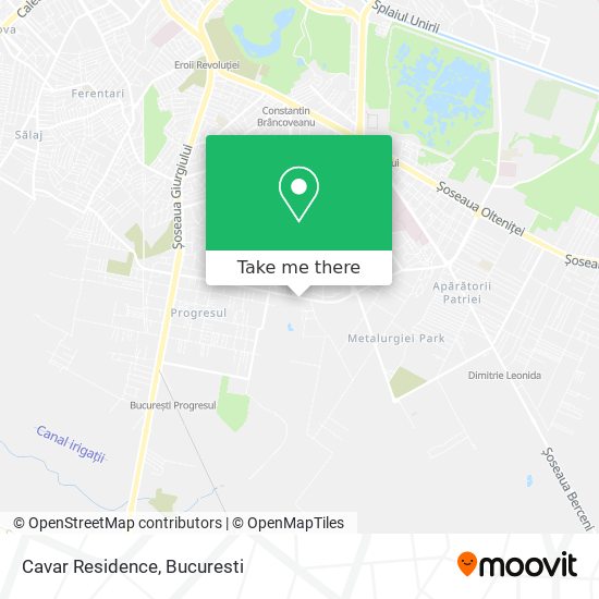 Cavar Residence map