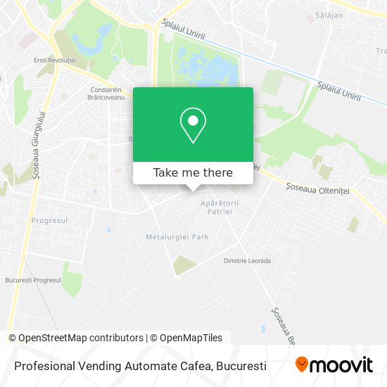 Profesional Vending Automate Cafea map