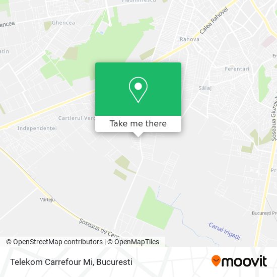 Telekom Carrefour Mi map