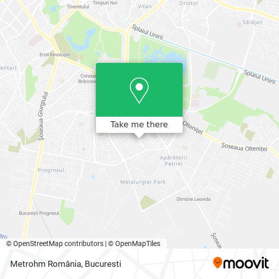 Metrohm România map