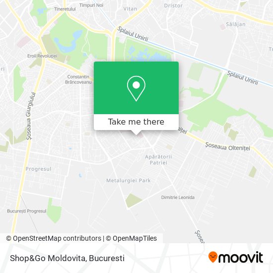 Shop&Go Moldovita map