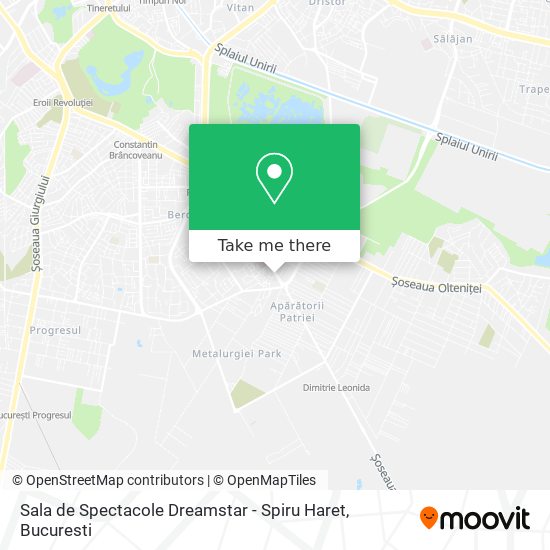Sala de Spectacole Dreamstar - Spiru Haret map