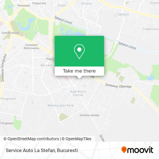 Service Auto La Stefan map