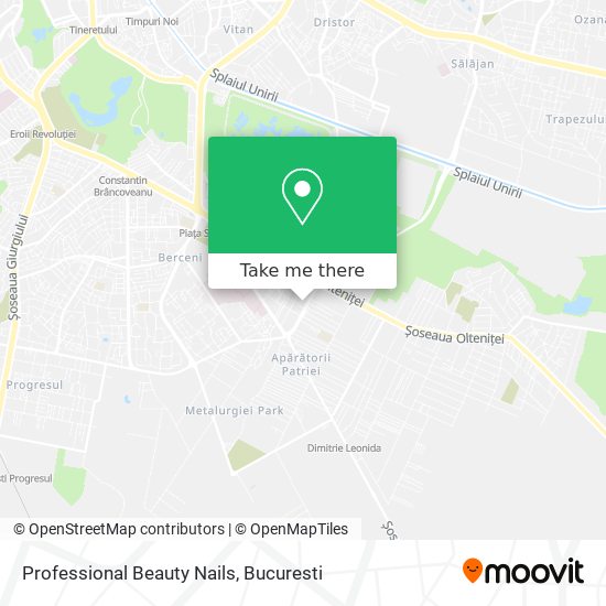 Professional Beauty Nails map