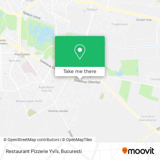 Restaurant Pizzerie Yvi's map