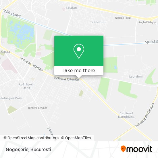 Gogoșerie map