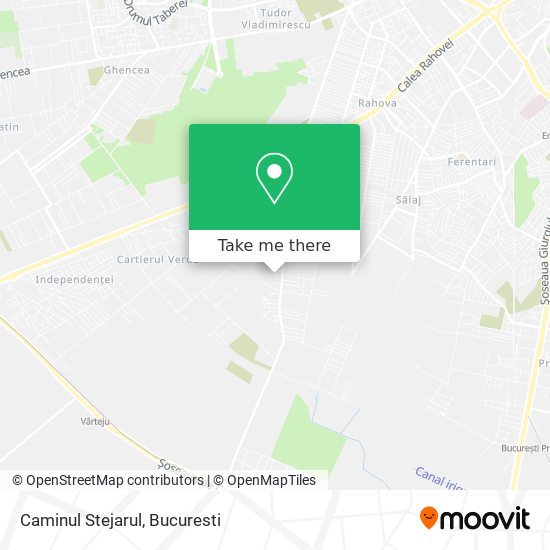 Caminul Stejarul map