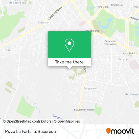 Pizza La Farfalla map