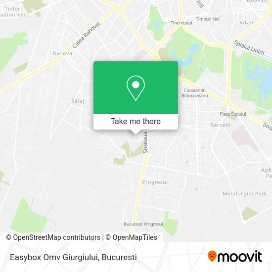 Easybox Omv Giurgiului map