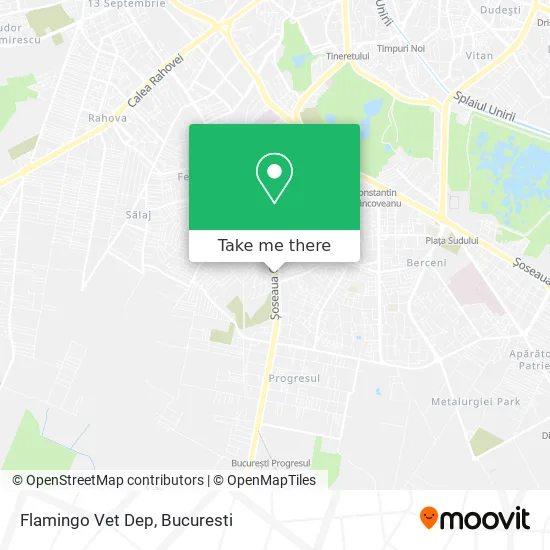 Flamingo Vet Dep map