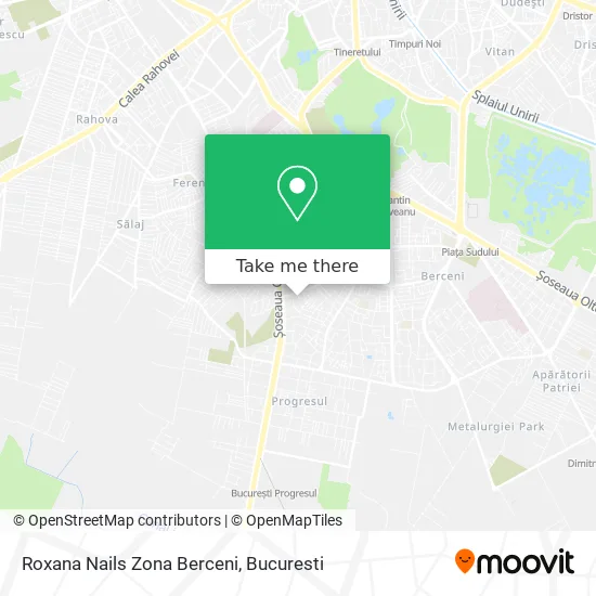 Roxana Nails Zona Berceni map