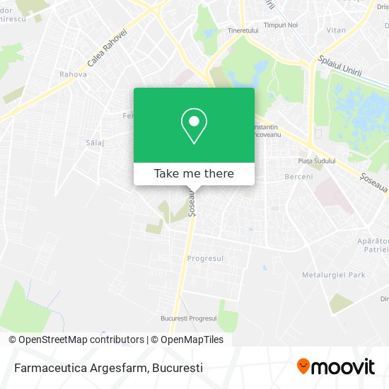 Farmaceutica Argesfarm map