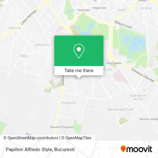 Papillon Alfredo Style map