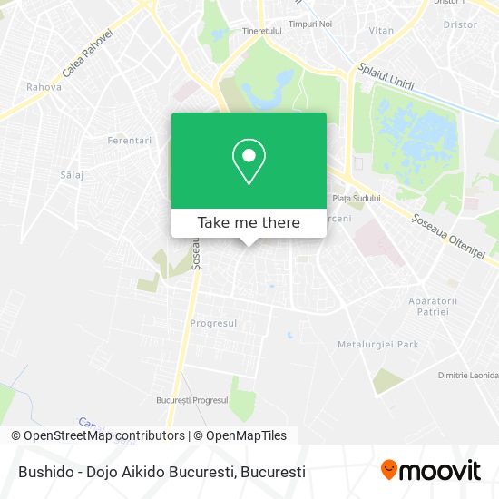 Bushido - Dojo Aikido Bucuresti map