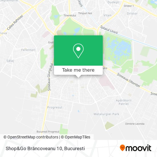 Shop&Go Brâncoveanu 10 map