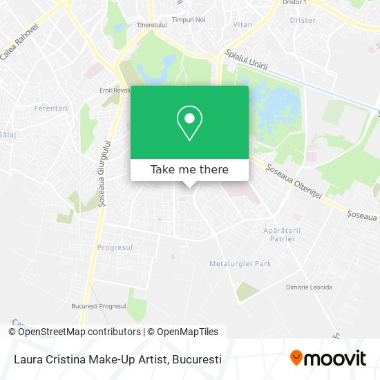 Laura Cristina Make-Up Artist map