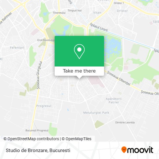 Studio de Bronzare map