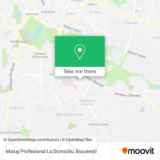Masaj Profesional La Domiciliu map