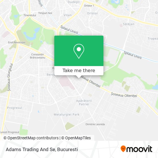 Adams Trading And Se map