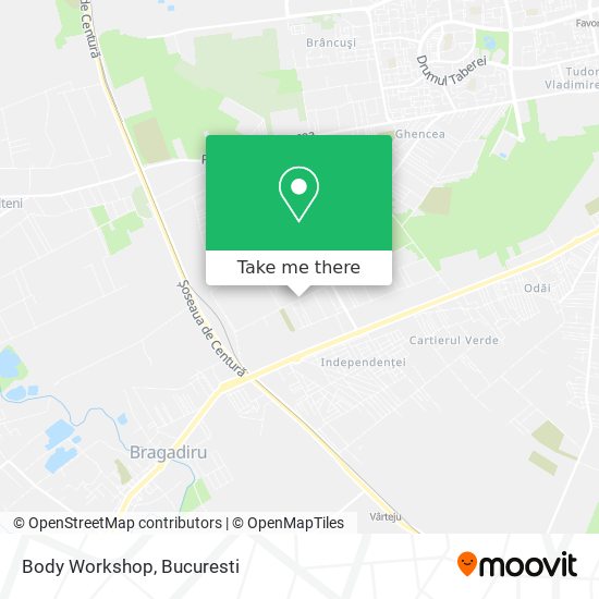 Body Workshop map