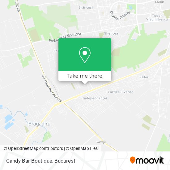 Candy Bar Boutique map