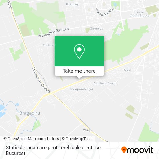 Stație de încărcare pentru vehicule electrice map