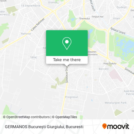 GERMANOS București Giurgiului map