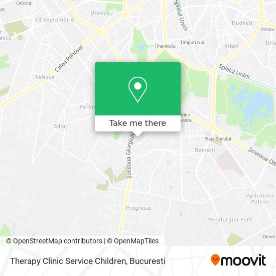 Therapy Clinic Service Children map