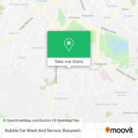 Bubble Car Wash And Service map