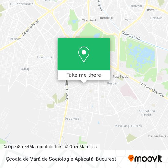 Școala de Vară de Sociologie Aplicată map