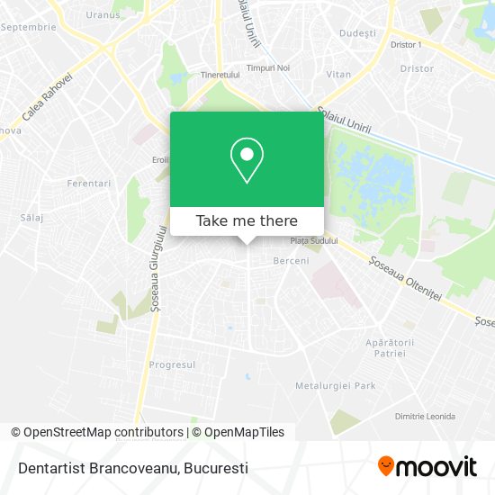 Dentartist Brancoveanu map