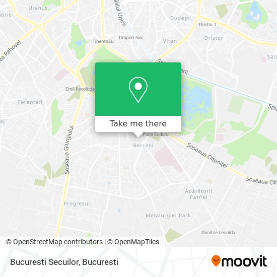 Bucuresti Secuilor map