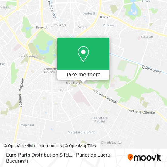 Euro Parts Distribution S.R.L. - Punct de Lucru map