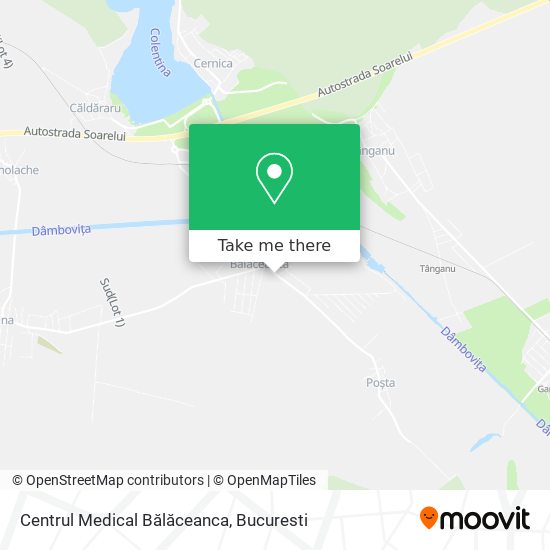 Centrul Medical Bălăceanca map