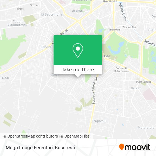 Mega Image Ferentari map