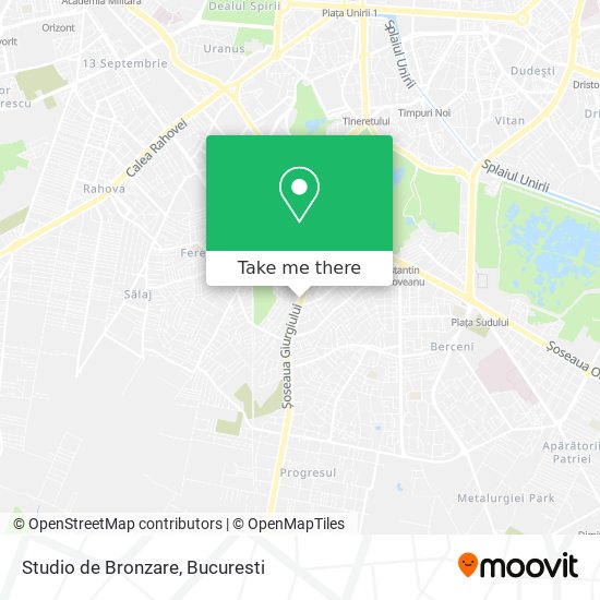 Studio de Bronzare map