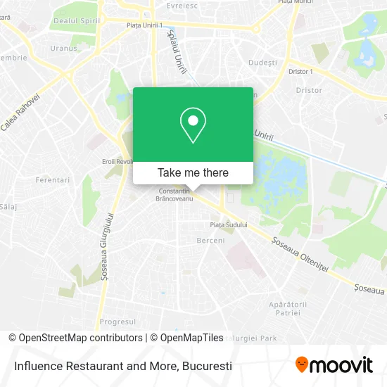Influence Restaurant and More map